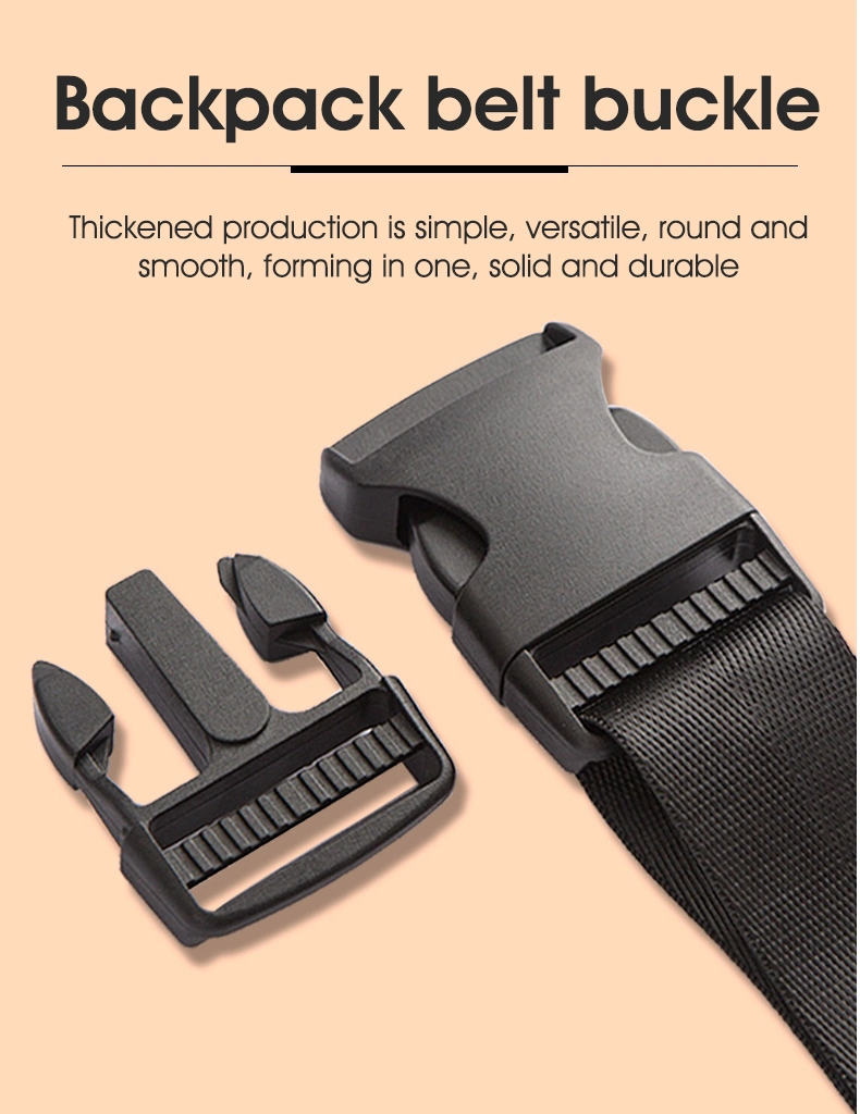 Plastic 25mm Side Release Buckle Blackschool Bag Accessories